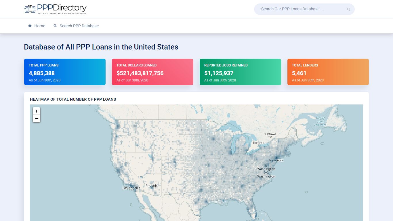 PPP Loan Directory